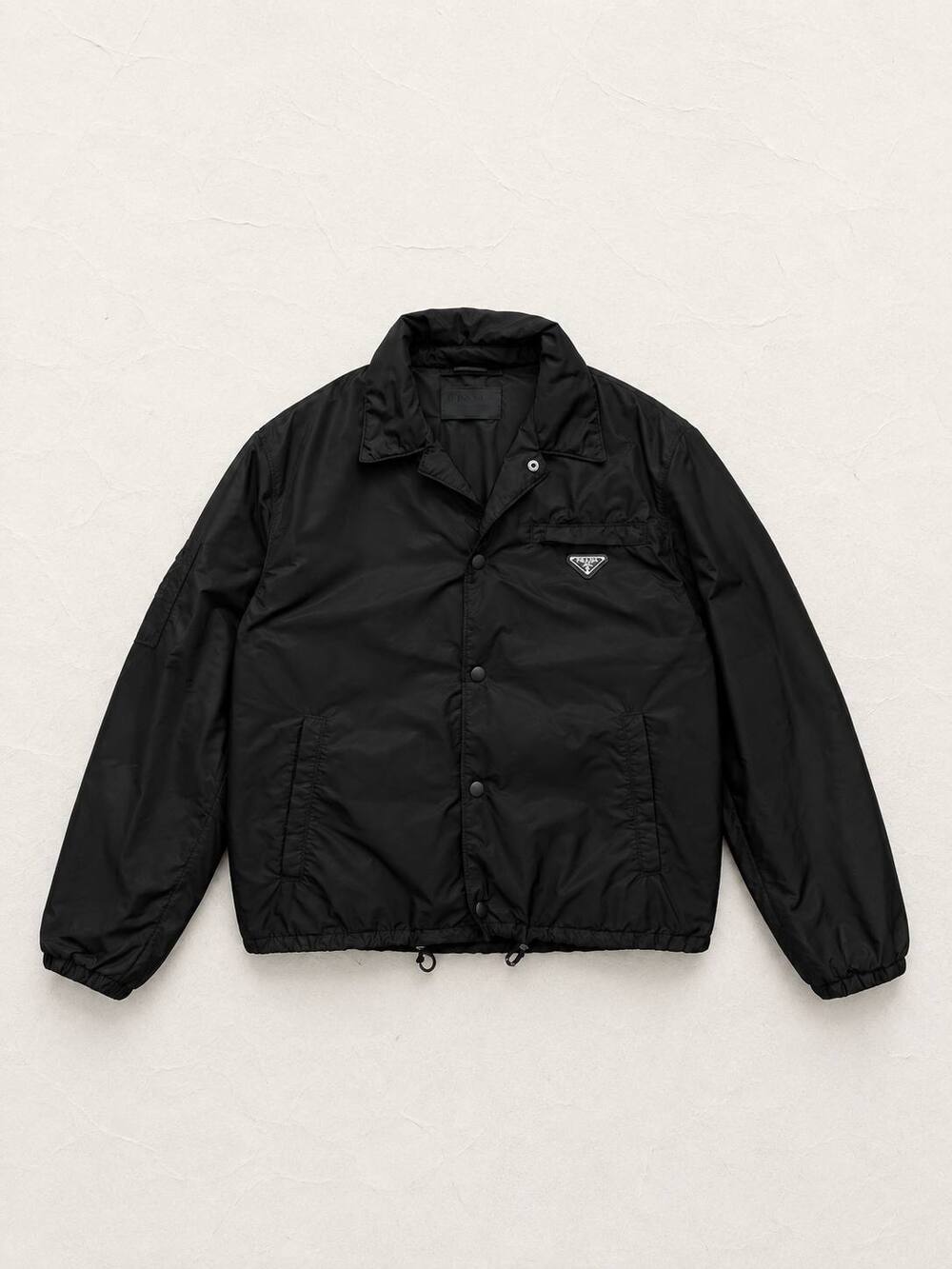 Prada Re-Nylon Blouson Coach Jacket Black Size 48 / M
